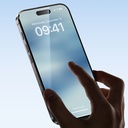 Apple iPhone 16 Pro Max Uyumlu Benks Ultra Shield 0.9mm Çerçeveli 0.3mm Ekran Koruyucu + Kolay Uygulama Aparatlı - 12