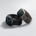 Apple Watch 10 46mm Uyumlu Amazingthing Titan Premium Metal Hasır Kordon - 5