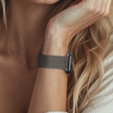 Apple Watch 10 46mm Uyumlu Amazingthing Titan Premium Metal Hasır Kordon - 7