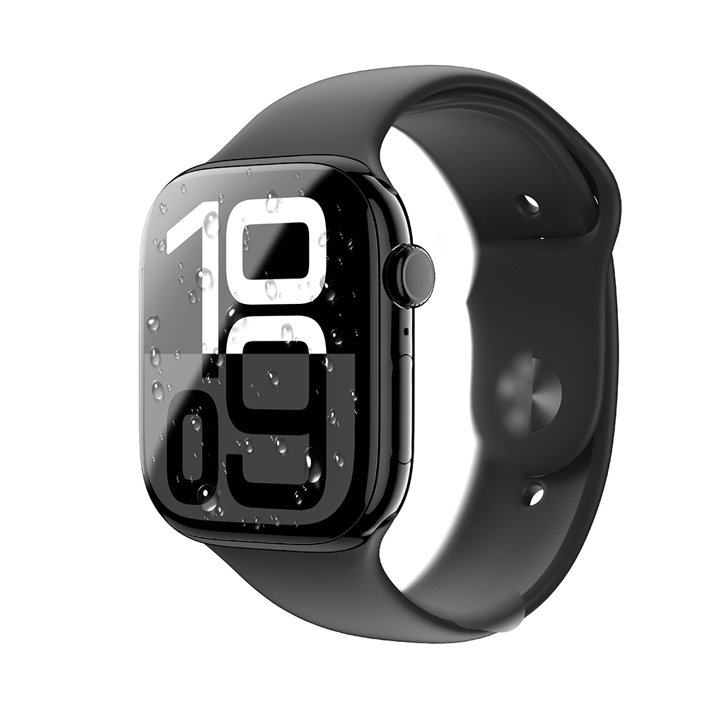 Apple Watch 10 42mm Uyumlu Amazingthing Radix Protective Parmak İzi Bırakmayan HD Ekran Koruyucu Film + Kolay Uygulama Aparatı - 6