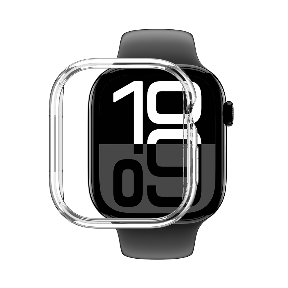 Apple Watch 10 42mm Uyumlu Amazingthing Radix Minimal FrameLite Sert PC Kasa Koruyucu - 3