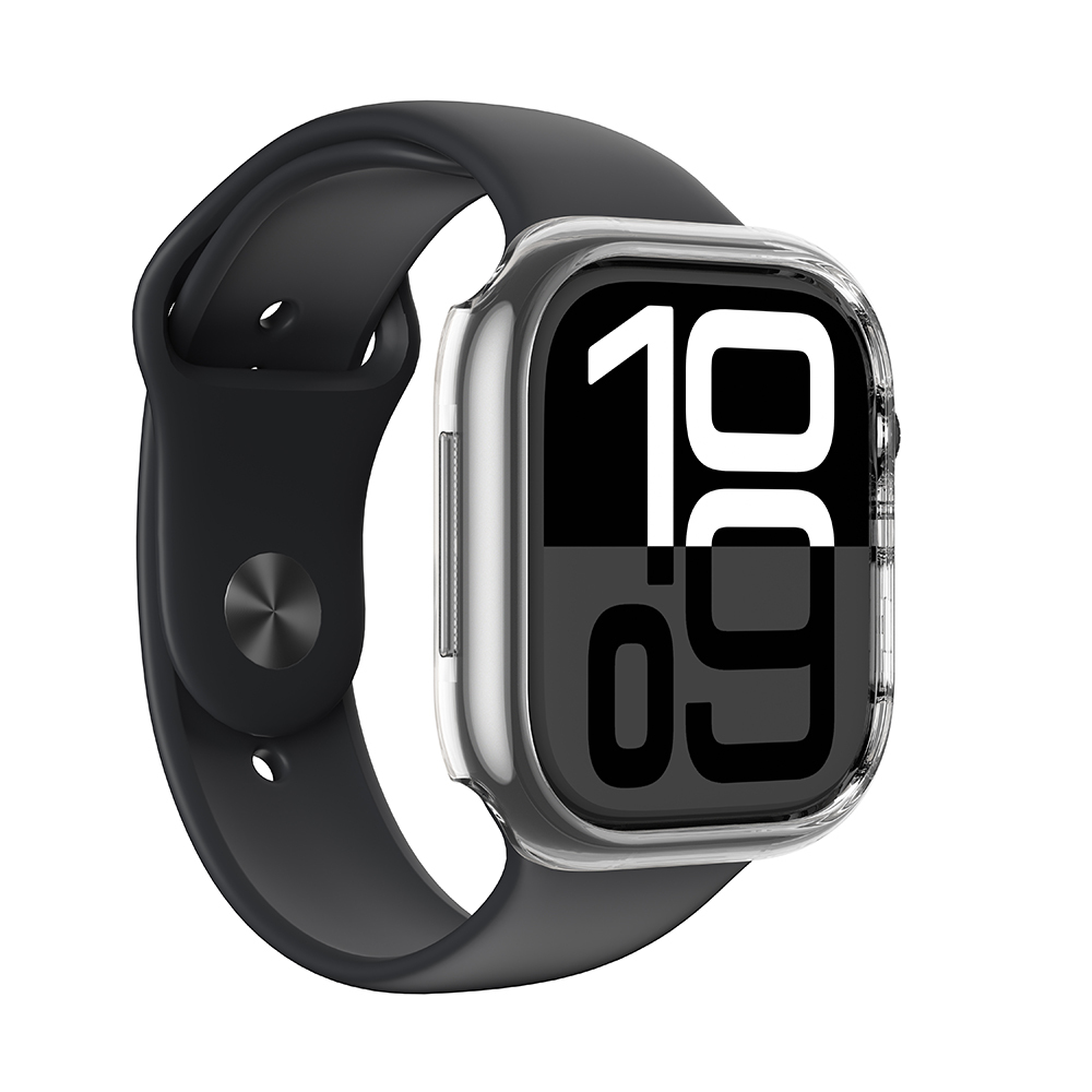 Apple Watch 10 42mm Uyumlu Amazingthing Radix Minimal FrameLite Sert PC Kasa Koruyucu - 4