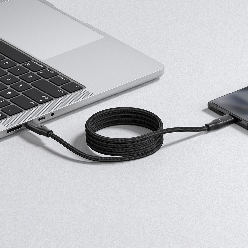 Amazingthing Magcord Serisi Magnetik Örgülü Tasarımlı Type-C to Type-C PD Data ve Şarj Kablosu 60W 1.2M - 12