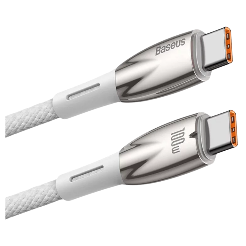 Baseus Glimmer Series 100W Type-C to Type-C Hızlı Data ve Şarj Kablosu 1 Metre