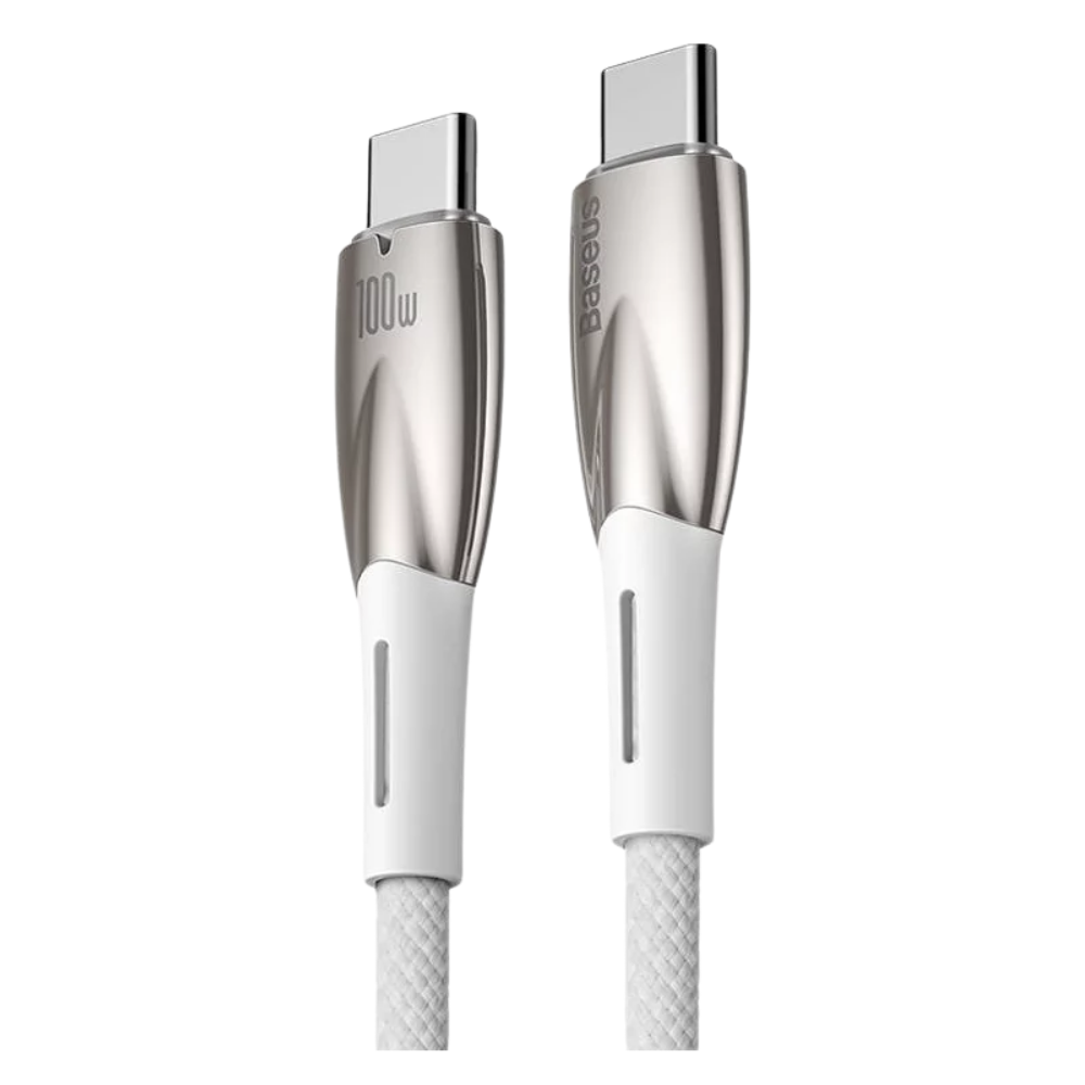 Baseus Glimmer Series 100W Type-C to Type-C Hızlı Data ve Şarj Kablosu 1 Metre