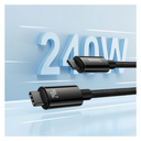 Baseus Tungsten Gold 240W Type-C’den Type-C’ye 1m Hızlı Şarj & Veri Kablosu