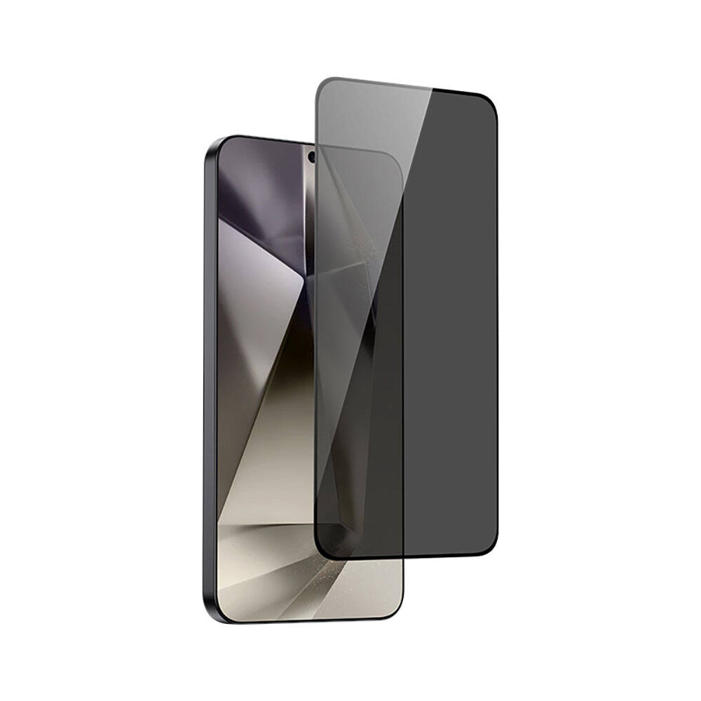 Samsung Galaxy S25 Uyumlu Benks Ultra Shield 0.3mm Privacy Ekran Koruyucu + Kolay Uygulama Aparatlı - 1
