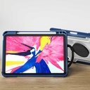 Apple iPad Air 11 2025 M3 Wiwu Mecha Dönebilen Standlı Tablet Kılıfı - 6