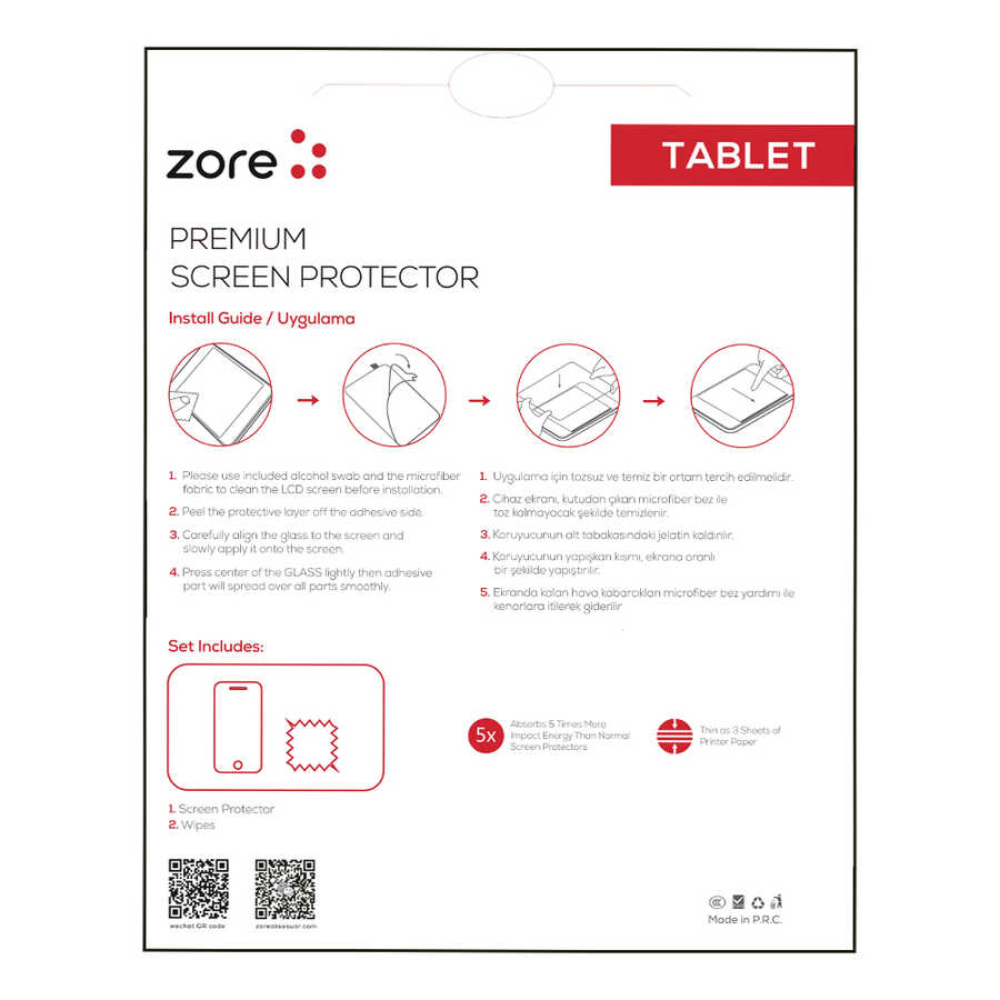 Apple iPad 11.Nesil 2025 Zore Tablet Blue Nano Ekran Koruyucu - 5