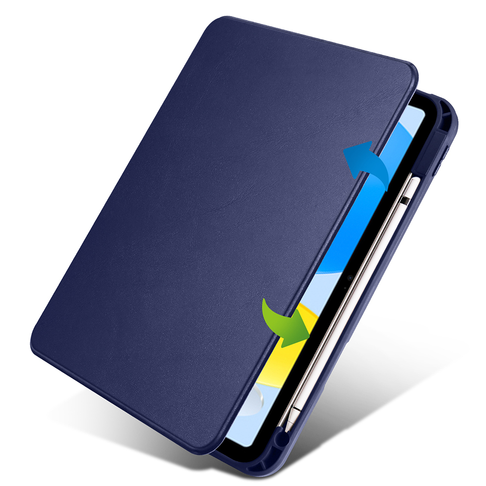 Apple iPad 11.Nesil 2025 Kılıf Zore Termik Kalem Bölmeli Dönebilen Standlı Kılıf - 1