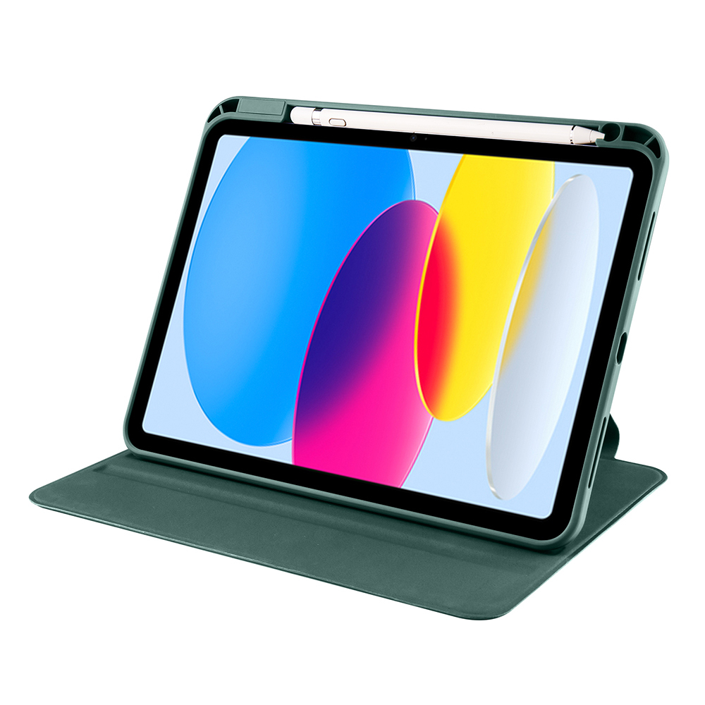 Apple iPad 11.Nesil 2025 Kılıf Zore Termik Kalem Bölmeli Dönebilen Standlı Kılıf - 9