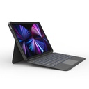 Apple iPad Air 11 2025 M3 Wiwu Combo Led Işıklı Magnetik Standlı Klavyeli Kılıf - 4