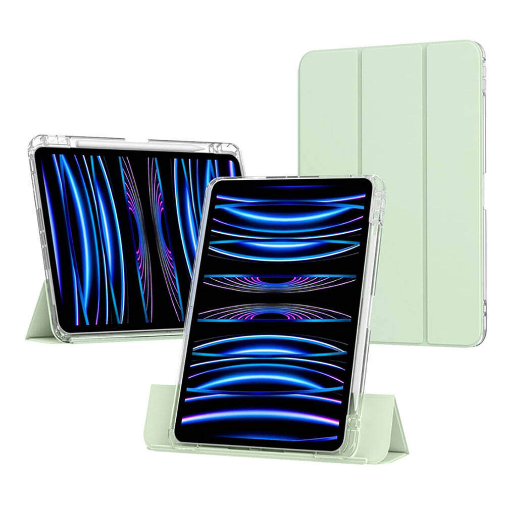 Apple iPad Air 11 2025 M3 Kılıf Magnetik Ayrılabilen Airbagli Zore Sliding Tablet Kılıfı - 5