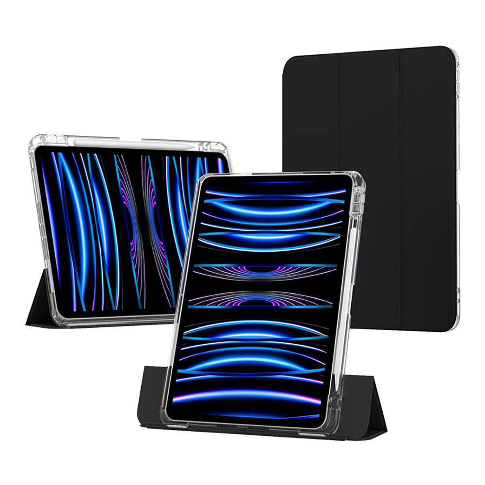 Apple iPad Air 11 2025 M3 Kılıf Magnetik Ayrılabilen Airbagli Zore Sliding Tablet Kılıfı - 7
