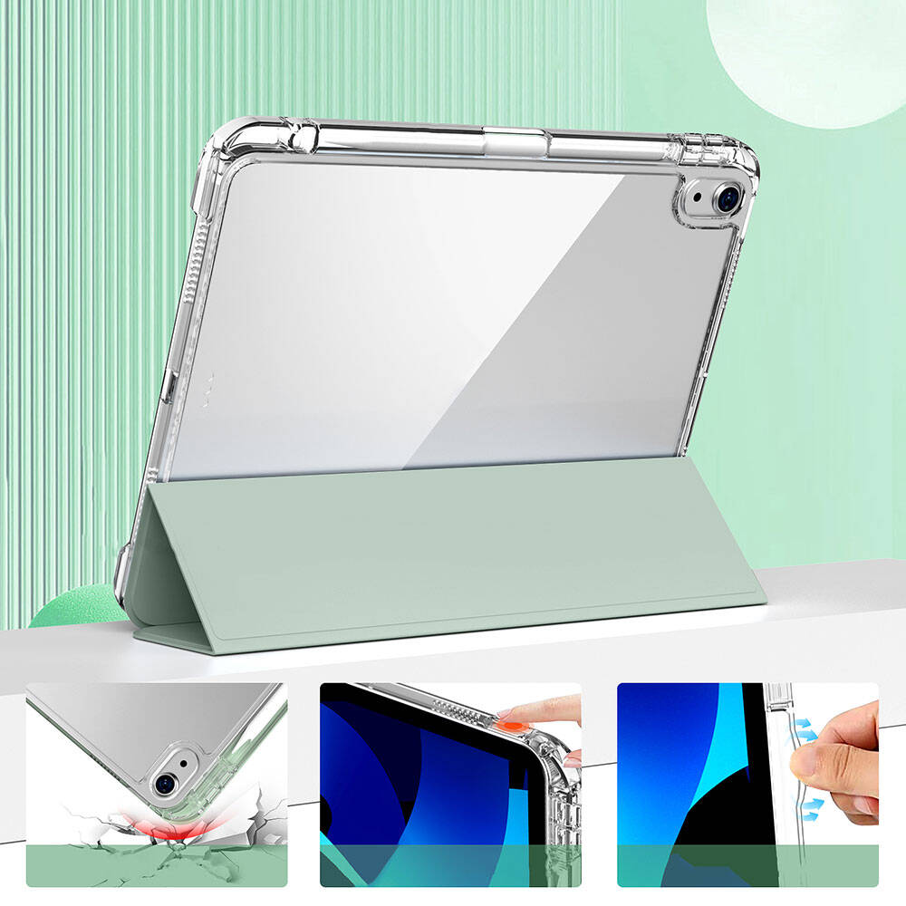 Apple iPad Air 11 2025 M3 Kılıf Magnetik Ayrılabilen Airbagli Zore Sliding Tablet Kılıfı - 16