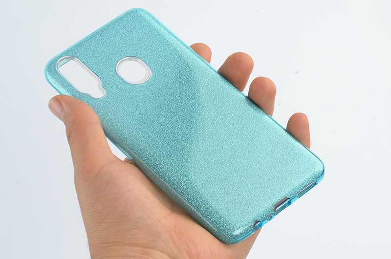 Samsung Galaxy A20S Uyumlu Kılıf Zore Shining Silikon - 2