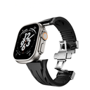 Apple Watch Ultra 49mm Uyumlu KRD-127 Metal Tokalı Silikon Kordon