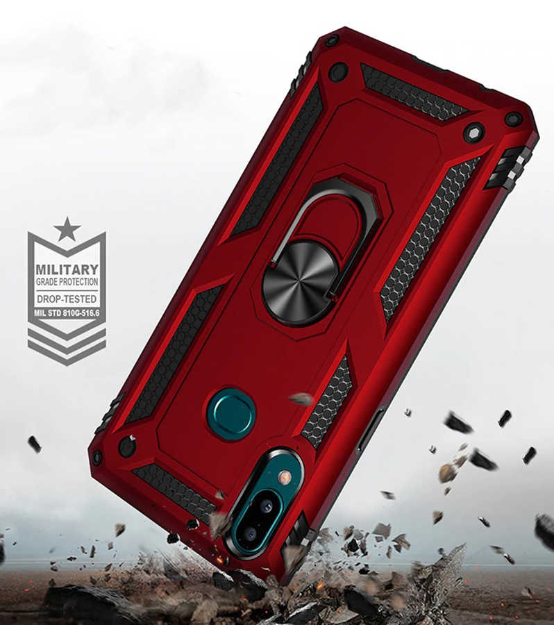 Samsung Galaxy A10S Uyumlu Kılıf Zore Vega Kapak - 9