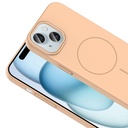 Apple iPhone 15 Uyumlu Kılıf Magsafe Şarj Özellikli Zore Ruby Silikon Kapak - 5