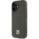 Apple iPhone 16 Uyumlu Kılıf DKNY Orjinal Lisanslı Magsafe Şarj Özellikli 3D Yazılı Repeat Pattern Kapak