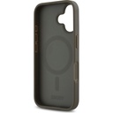 Apple iPhone 16 Uyumlu Kılıf DKNY Orjinal Lisanslı Magsafe Şarj Özellikli 3D Yazılı Repeat Pattern Kapak