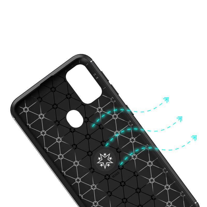 Samsung Galaxy M30S Uyumlu Kılıf Zore Ravel Silikon Kapak - 4