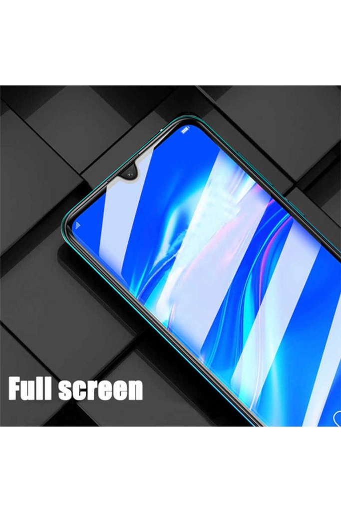 Oppo A5 2020 Uyumlu Zore Kenarları Kırılmaya Dayanıklı Cam Ekran Koruyucu