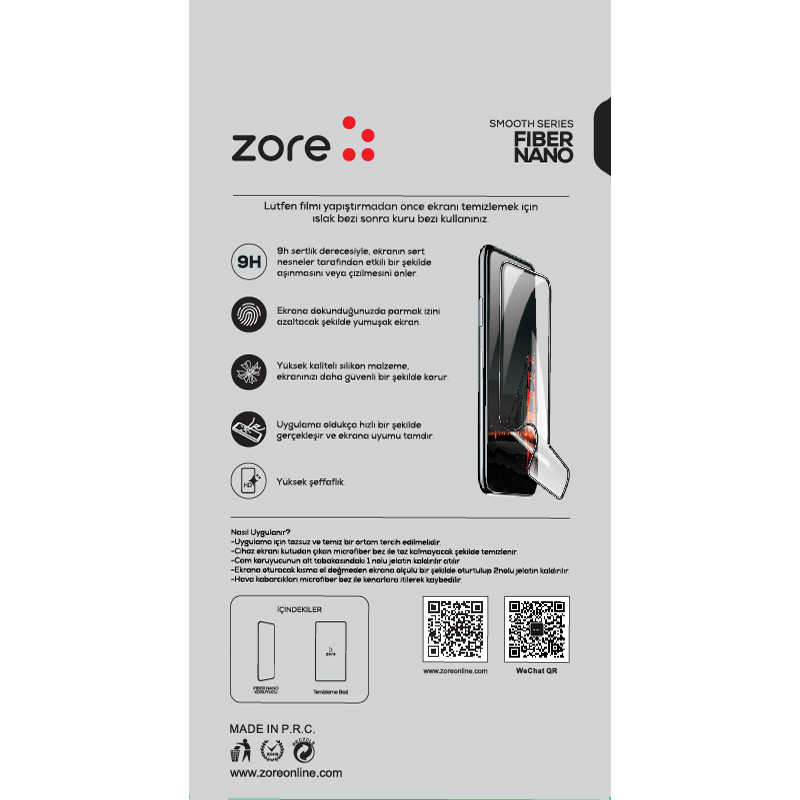 Samsung Galaxy A12 Uyumlu Zore Fiber Nano Ekran Koruyucu - 1