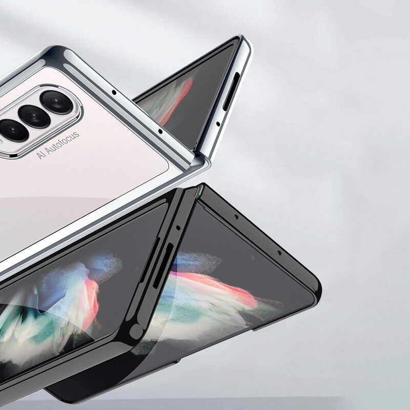 Samsung Galaxy Z Fold 3 Uyumlu Kılıf Zore Kıpta Kapak - 3