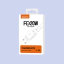 Recci RC65E Hızlı Şarj Başlığı Type-C to Lightning PD 20W Kablolu Şarj Seti - 9
