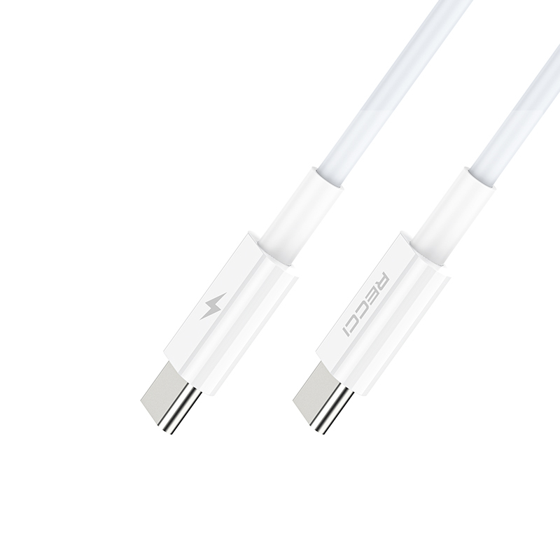 Recci RC77E GaN Teknolojili Hızlı Şarj Başlığı Type-C to Type-C PD 30W Kablolu Şarj Seti - 2