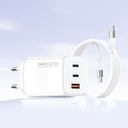 Recci RC85E GaN Teknolojili Hızlı Şarj Başlığı USB-A to Type-C PD 67W Kablolu Şarj Seti - 6