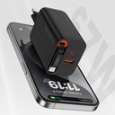 Recci RC103E GaN Teknolojili Hızlı Şarj Başlığı USB-A to Type-C PD 67W Type-C Kablolu Şarj Seti - 6
