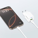 Recci RC107E Type-C PD & USB-A GaN Teknolojili Hızlı Şarj Başlığı 30W - 6