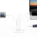 Recci RC110E Type-C PD & USB-A GaN Teknolojili QC3.0 Hızlı Şarj Başlığı 100W - 2