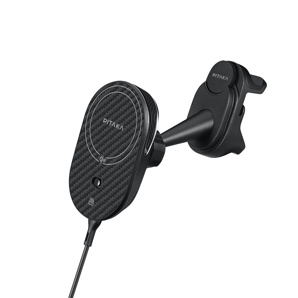 Pitaka MagEZ Pro 2 Magsafe Şarj Özellikli Qi2 Aramid Fiber Araç Telefon Tutucu - 7