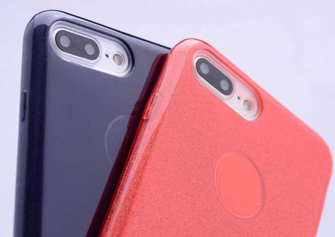 Apple iPhone 8 Plus Uyumlu Kılıf Zore Shining Silikon - 4