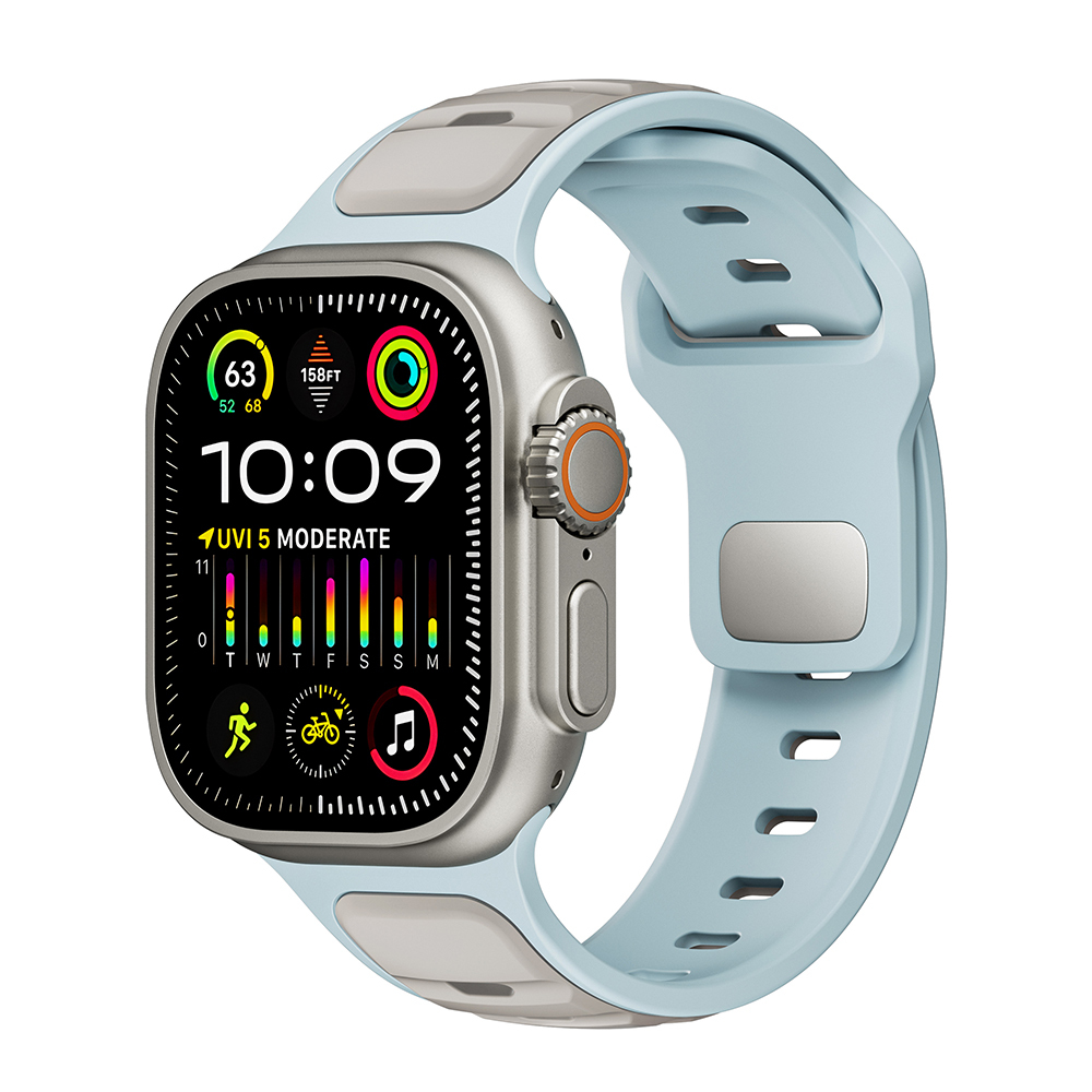 Apple Watch Ultra 49mm Uyumlu Zore KRD-135 Silikon Kordon Strap Kayış - 4
