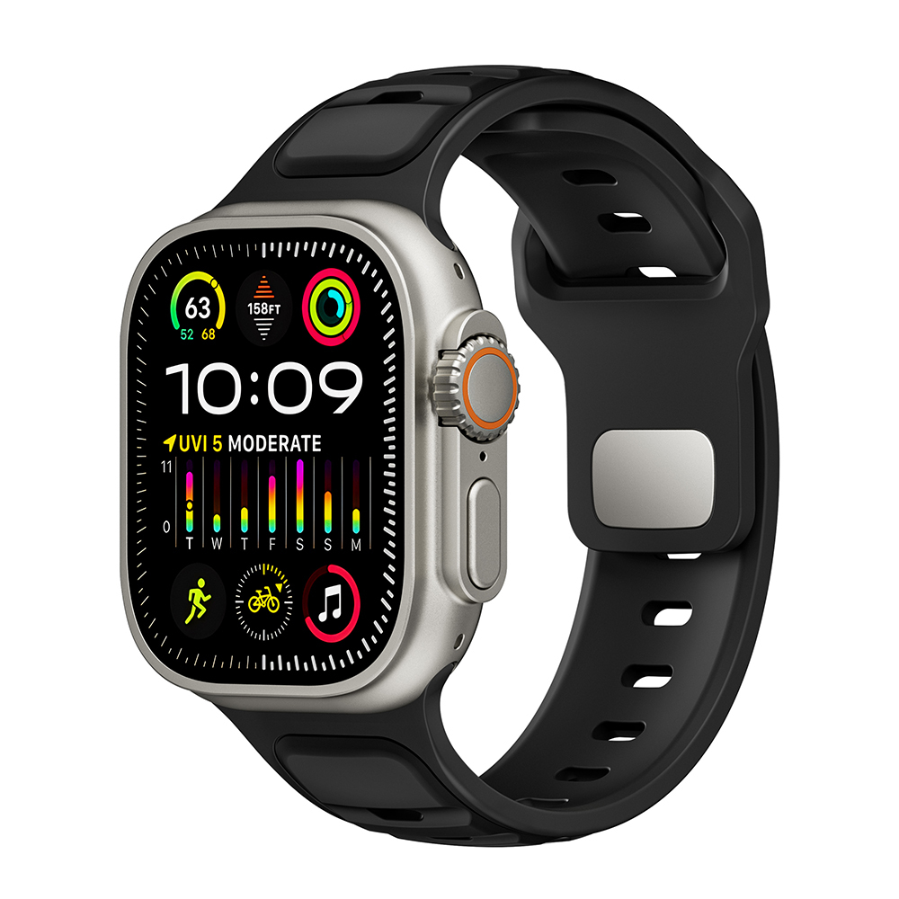 Apple Watch Ultra 49mm Uyumlu Zore KRD-135 Silikon Kordon Strap Kayış - 16