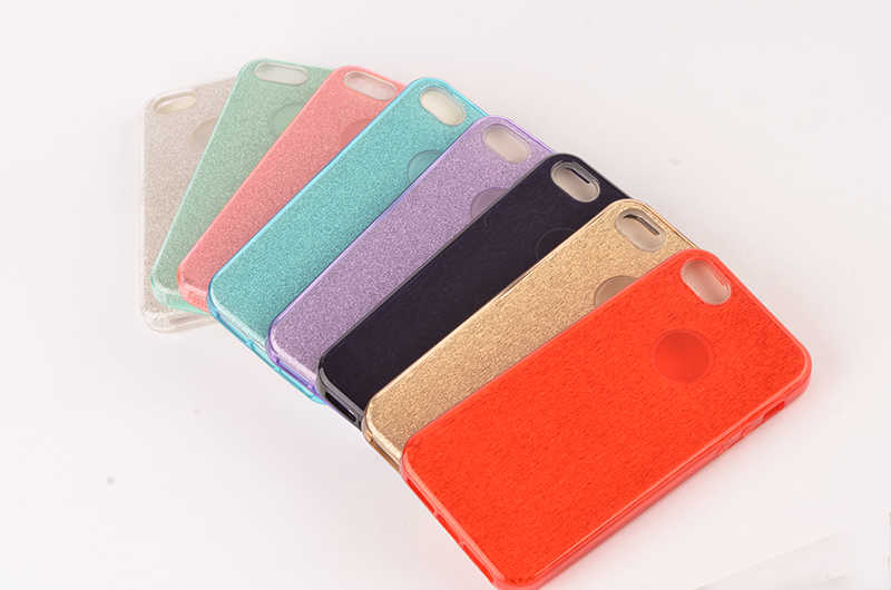 Apple iPhone 5 Uyumlu Kılıf Zore Shining Silikon - 3