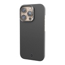 Apple iPhone 16 Pro Max Uyumlu Kılıf Wiwu DCC-208 Magsafe Şarj Özellikli Kamera Standlı Aramid Fiber Tasarım Kevlar Kapak - 3