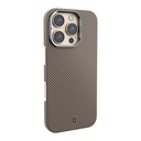 Apple iPhone 16 Pro Max Uyumlu Kılıf Wiwu DCC-208 Magsafe Şarj Özellikli Kamera Standlı Aramid Fiber Tasarım Kevlar Kapak - 9