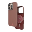 Apple iPhone 16 Pro Max Uyumlu Kılıf Wiwu DCC-208 Magsafe Şarj Özellikli Kamera Standlı Aramid Fiber Tasarım Kevlar Kapak - 19