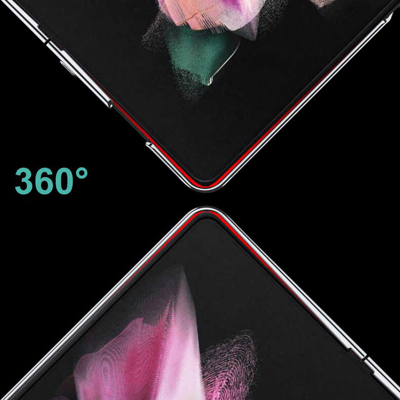 Samsung Galaxy Z Fold 3 Uyumlu Kılıf Zore Kıpta Kapak - 11