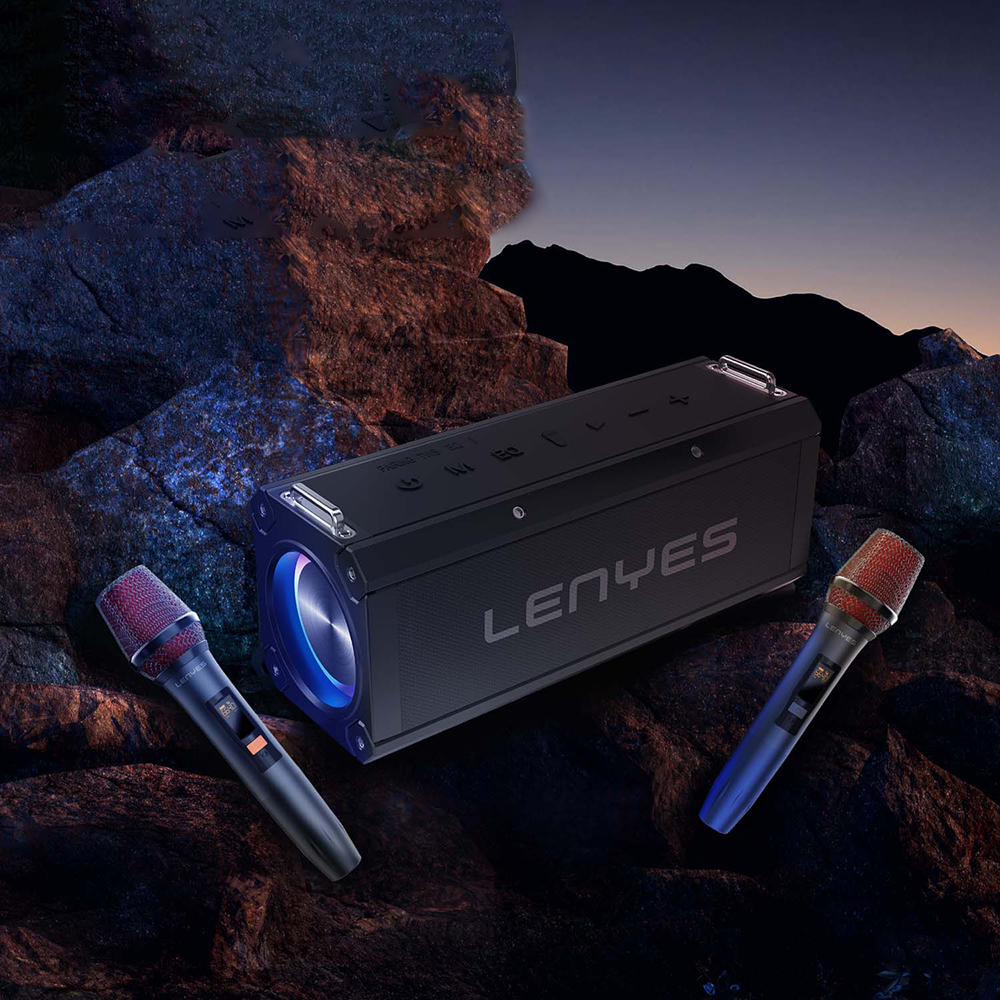 Lenyes S828 RGB Led Işıklı TWS Bluetooth Speaker Hoparlör v5.0 - 2