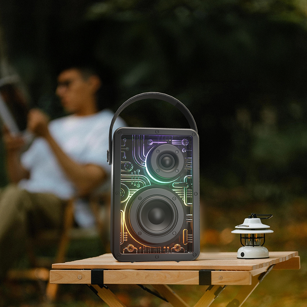 Lenyes S860 RGB Işıklı Taşınabilir Bluetooth Speaker Hoparlör v5.3 - 2