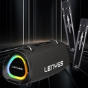 Lenyes S872 RGB Işıklı Taşınabilir Çift Mikrofonlu TWS Bluetooth Speaker Hoparlör v5.3 - 1