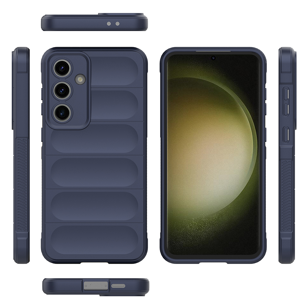 Samsung Galaxy S24 FE Uyumlu Kılıf Esnek TPU Oyuklu Arka Yüzey Tasarımlı Zore Etnik Silikon Kapak - 5