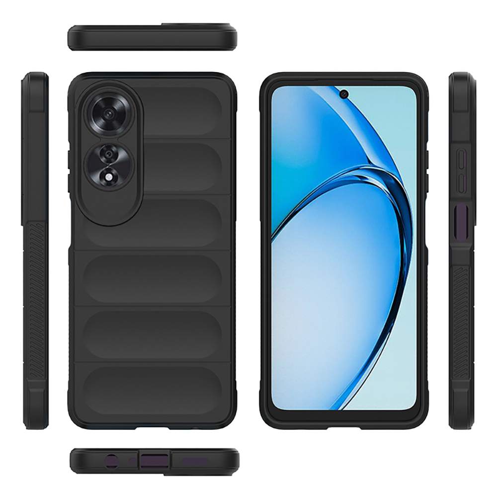 Oppo A60 Uyumlu Kılıf Esnek TPU Oyuklu Arka Yüzey Tasarımlı Zore Etnik Silikon Kapak - 3