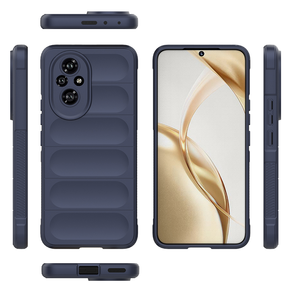 Honor 200 Uyumlu Kılıf Esnek TPU Oyuklu Arka Yüzey Tasarımlı Zore Etnik Silikon Kapak - 5